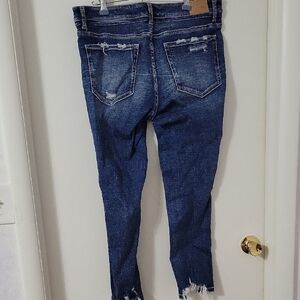 BKE Blue Distressed Skinny Jeans